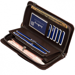 9 Card Holders Clutch Bag Business Big Capacity Wallet Pu Leather Phone Bag For Men for Clutch Bags