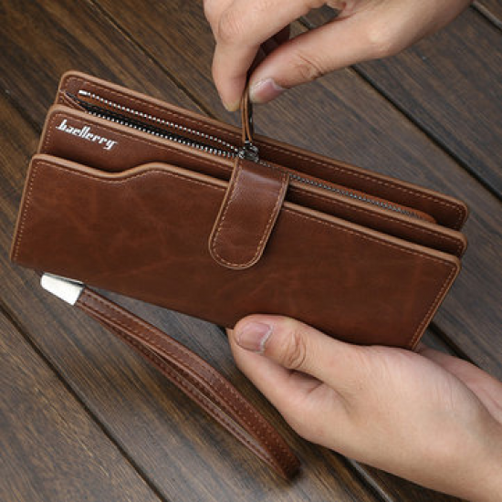 Large Capacity Multi-functional Business Phone Bag Clutch Bag Long Wallet For Men for Clutch Bags