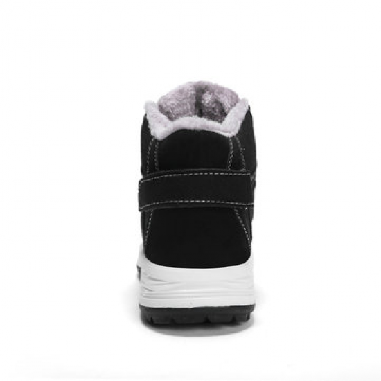 Men Suede Warm Plush Lining Lace Up Casual Ankle Boots for Boots