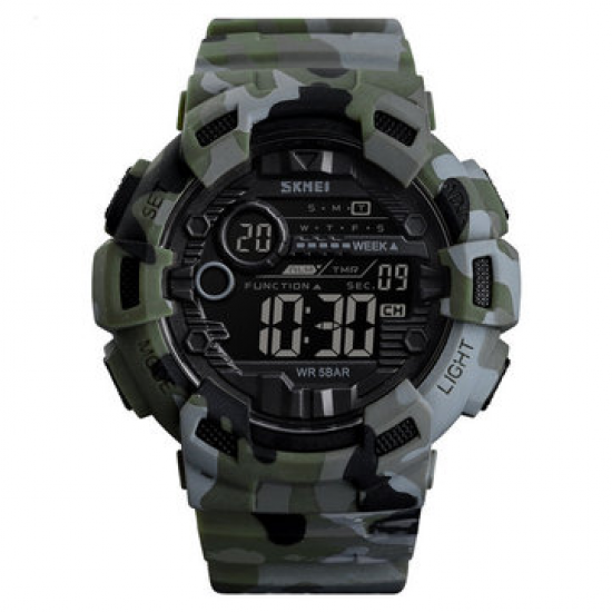 Week Display Alarm Cowboy Waterproof Sports Digital Watch Men Watch for Men Watches