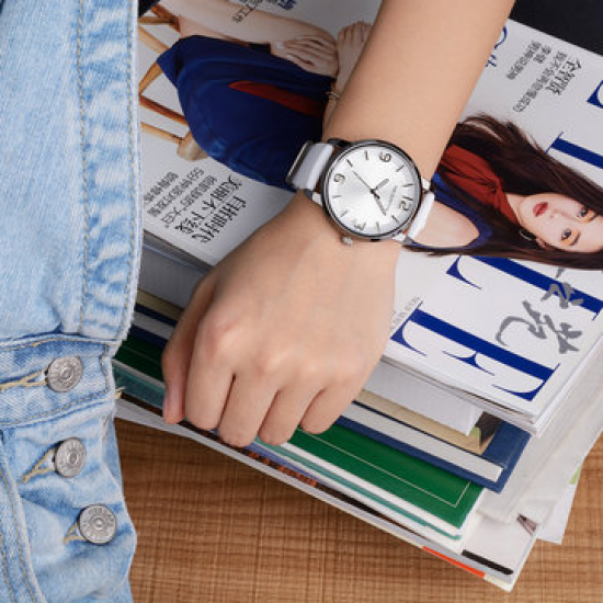 REBIRTH Casual Silicone Sport Big Number Quartz Wrist Watch Minimalist Watches for Men Women for Men Watches