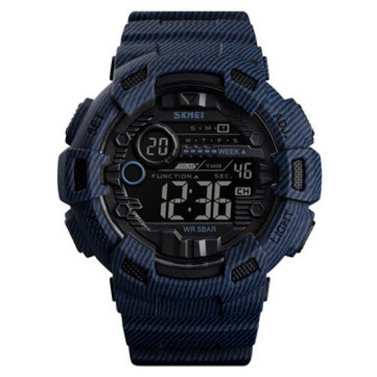 Week Display Alarm Cowboy Waterproof Sports Digital Watch Men Watch for Men Watches