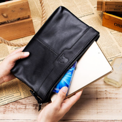 Genuine Leather Vintage Large Capacity Multi-functional Phone Bag Clutch Bag For Men for Clutch Bags