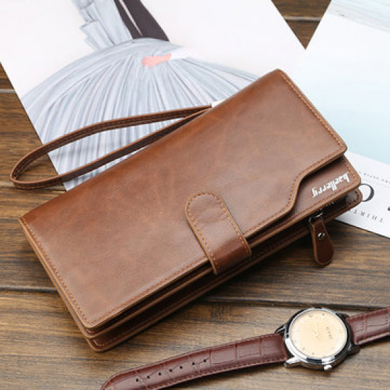 Large Capacity Multi-functional Business Phone Bag Clutch Bag Long Wallet For Men for Clutch Bags