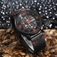 CURREN Quartz Leather Watches Chronograph Calendar 30M Waterproof Mens Watches for Men Watches
