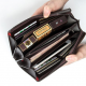 PU Leather Business Casual Zipper Clutch Bag 4 Cash Pocket Wallet For Men for Clutch Bags