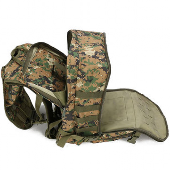 Oxford Large Capacity Waterproof Military Camouflage Camping Bag Saurida Backpack for Backpacks