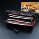 Men Business Casual Zipper Long Wallet Clutch Bag For Men for Clutch Bags