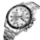 Business Style Stainless Steel Waterproof Date Display Men Wrist Watch Quartz Watches for Men Watches
