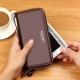 Men Business Casual Zipper Long Wallet Phone Bag Clutch Bag for Clutch Bags