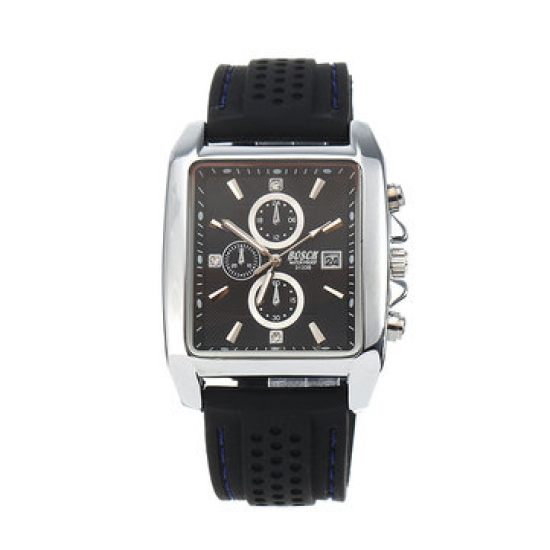 BOSCK Men's Watch Casual Plastic Stainless Steel Date Watch Square Watches for Men Watches