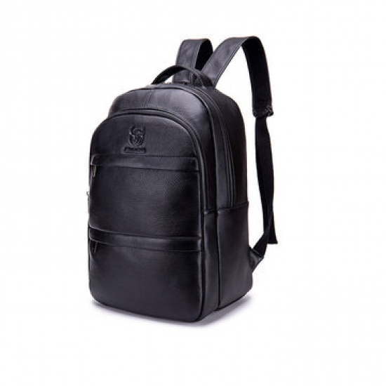 Men Genuine Leather Backpack Large Capacity Bag Outdoor Travel Bag for Backpacks