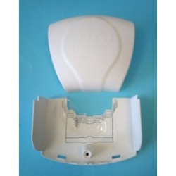 Grote beschermkappen voor ronde baden met een hoogte van 132 cm in de kleur wit Item nummer: TPL150120P